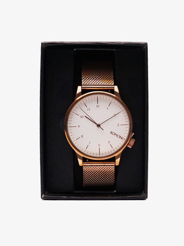 Komono Winston Royale Rose Gold White
