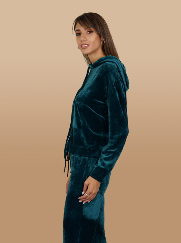 Twenty 29 Velvet Hoodie 17708212 Green