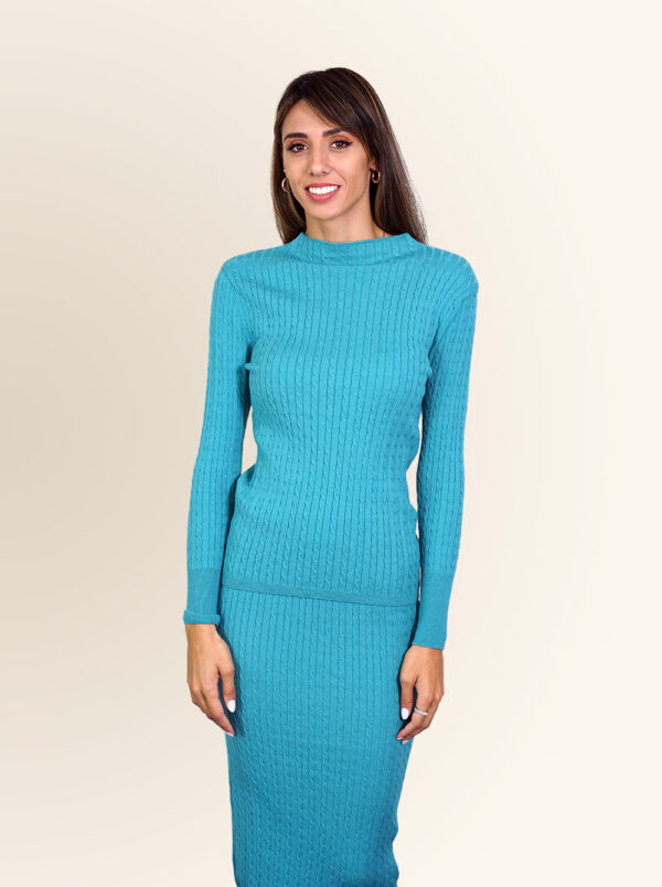 Moutaki Knitted Top 21P1101212 Petrol