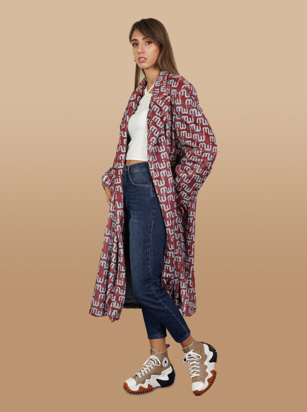 MilkWhite Long Coat JF21009212 Brown