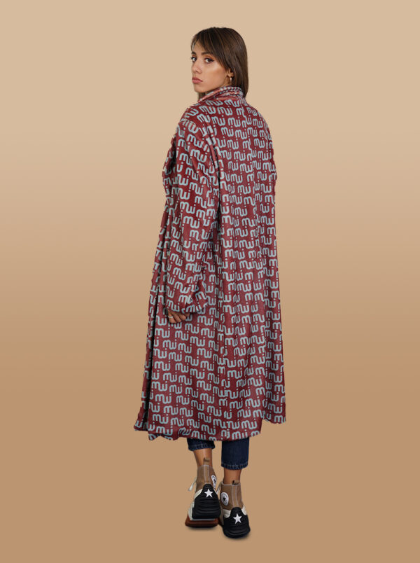 MilkWhite Long Coat JF21009212 Brown