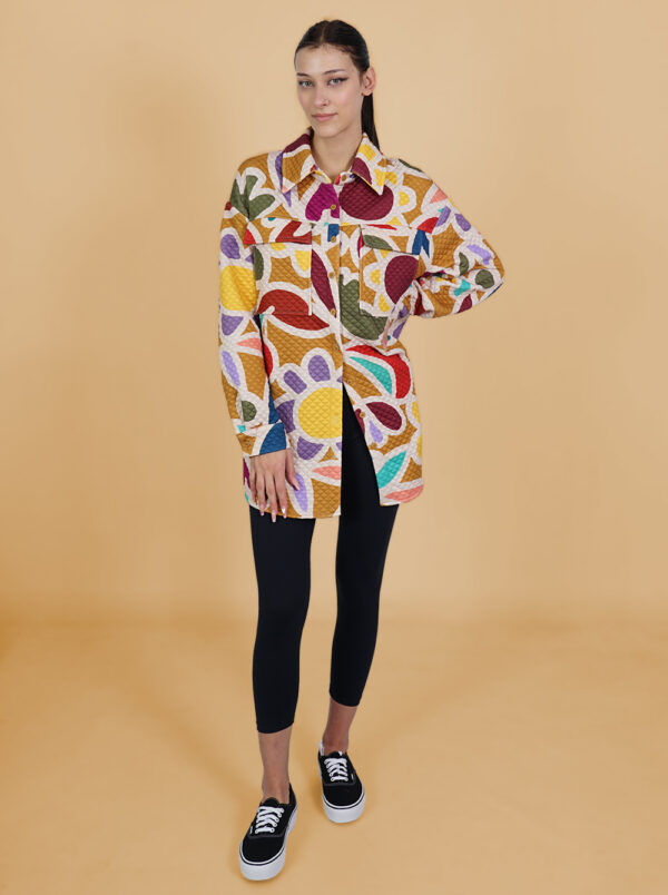 Moutaki Floral Oversized Shirt