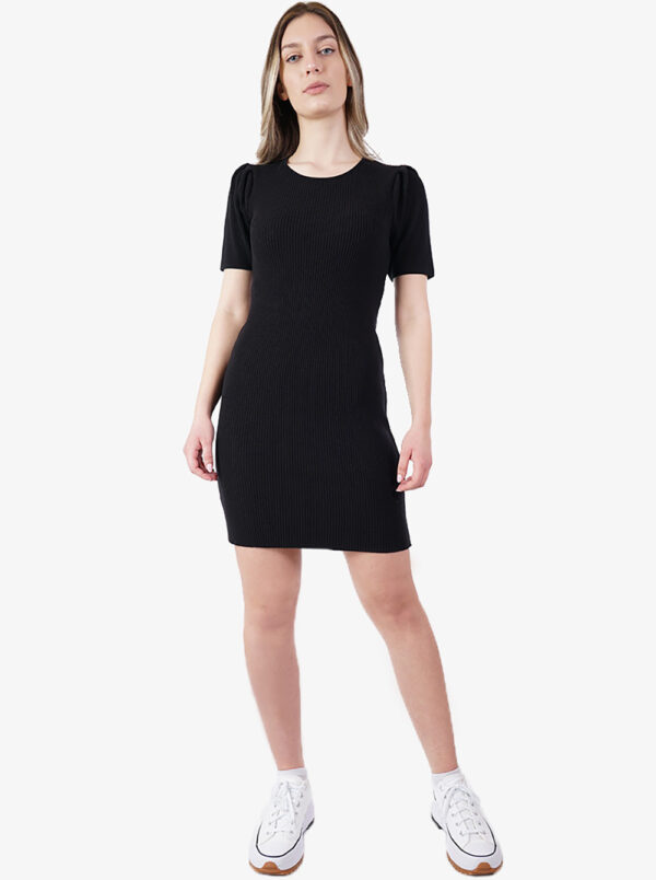 Combos Knitwear Mini Dress S10211 Black