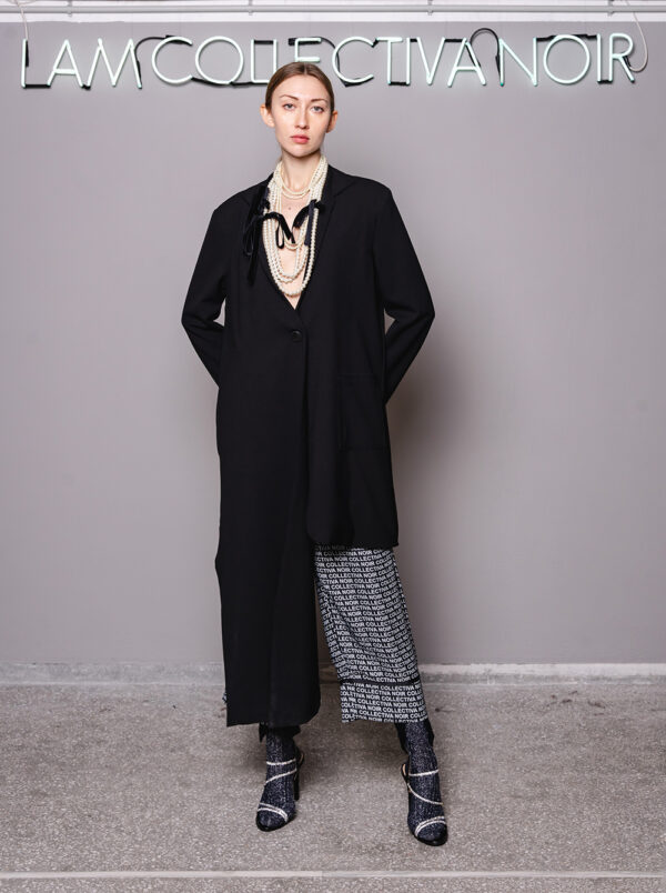Collectiva Noir Maison Satin Pants