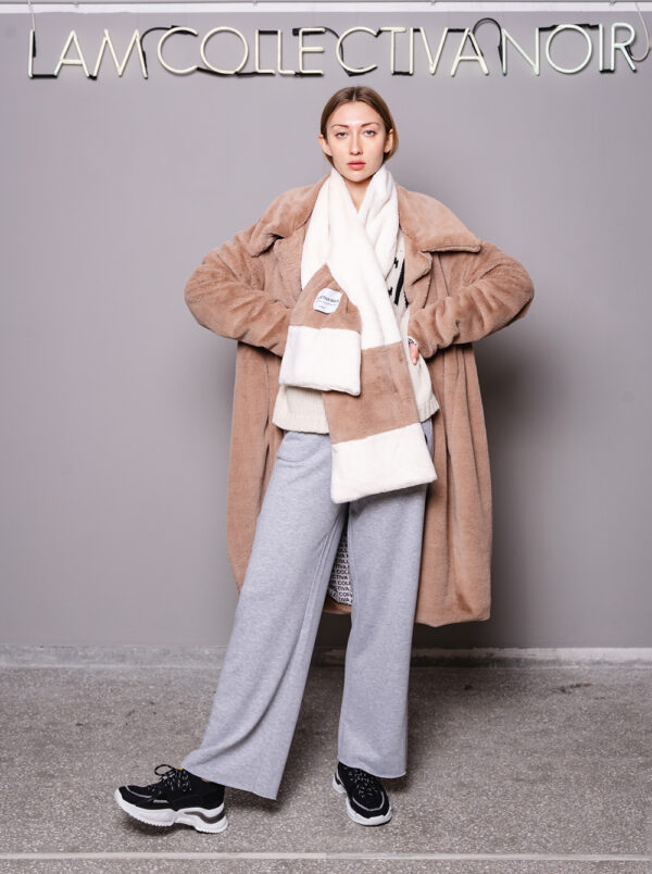 Collectiva Noir Faux Fur Coat