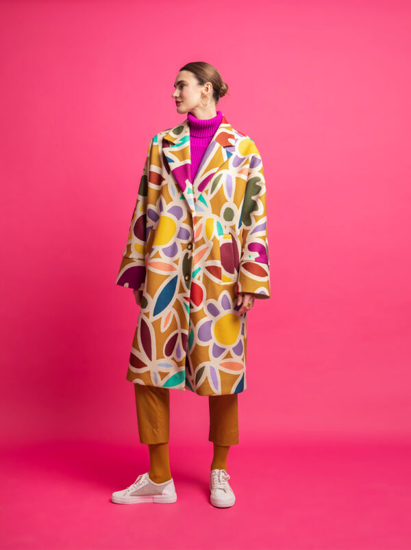 Moutaki Floral Printed Coat