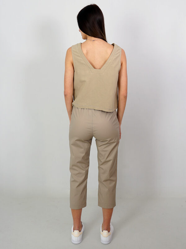 Linen Touched T-Shirt by Moutaki