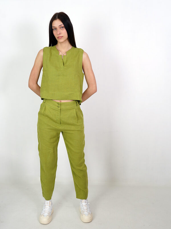 Linen Pants by Moutaki