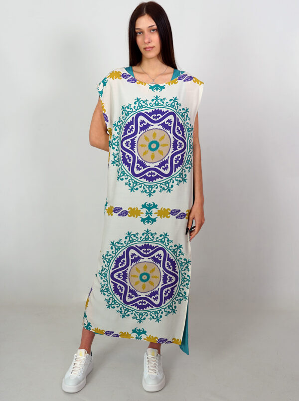 Double-Layered Maxi Dress by Moutaki