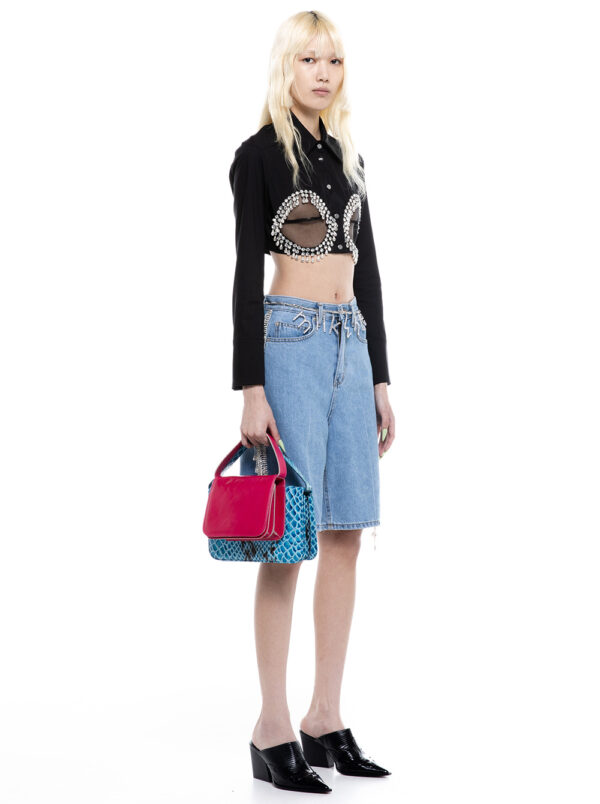 Jean Shorts by Milk White