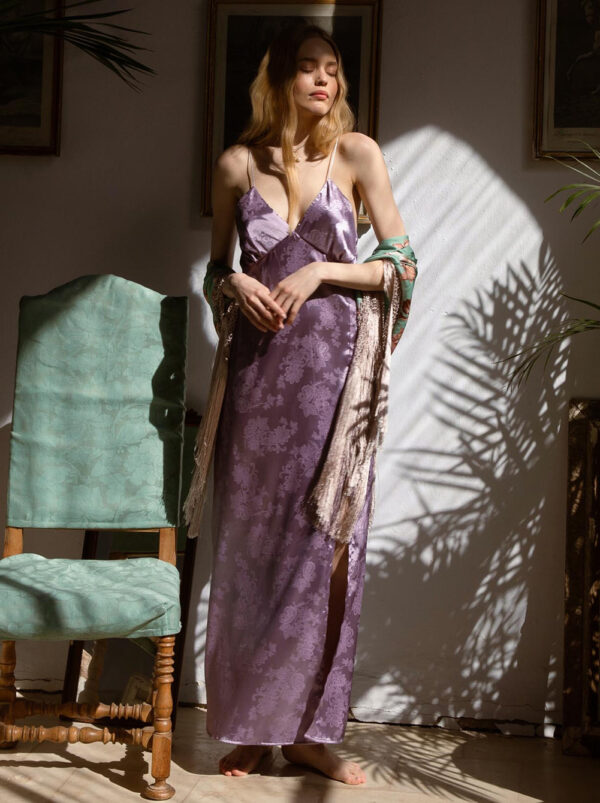 Seed Dress in Light Purple by Nidodileda