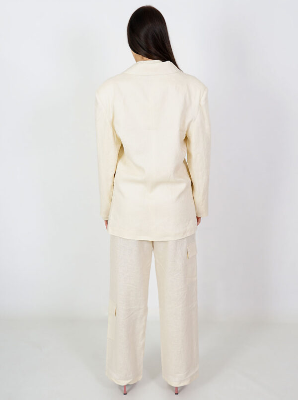 Linen Blazer by Milkwhite