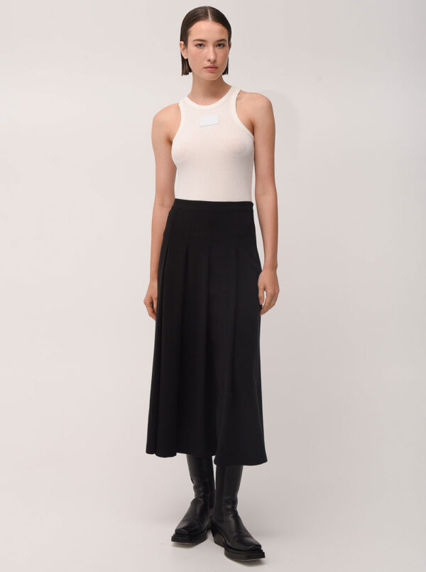 Sunset Go Celia Midi Skirt Black