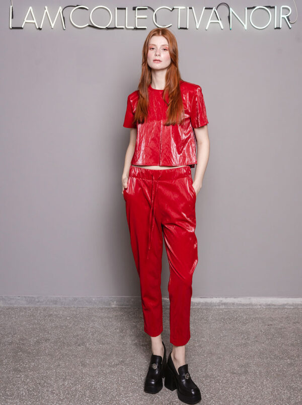 Percy Top in Red by Collectiva Noir