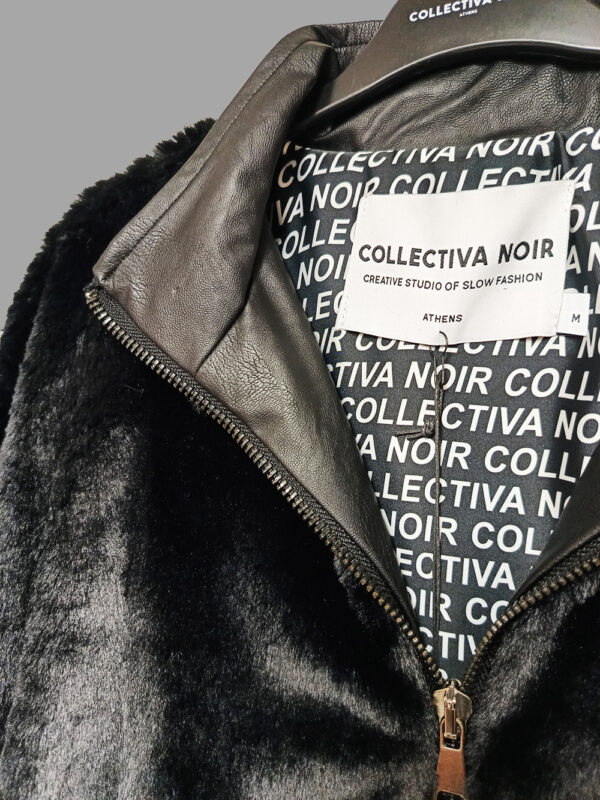 Collectiva Noir Rasha Zip Fur