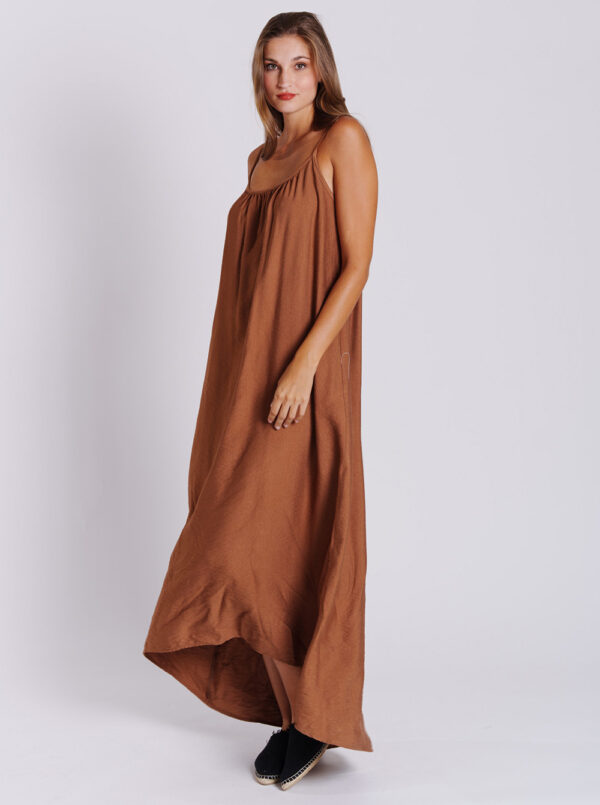 Nelly Dress Choco by Collectiva Noir