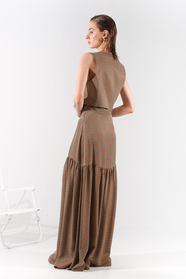 Marissa Vest in Brown by Arpyes